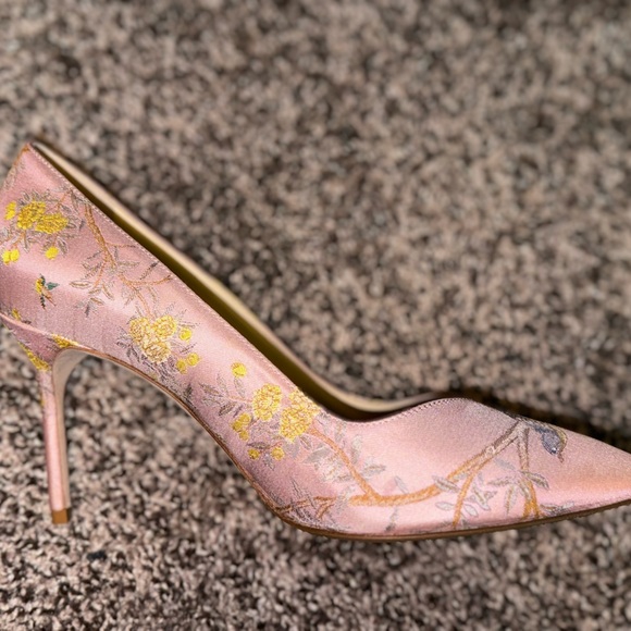 Sarah Flint Perfect Pump 85 in Pink Garden Collection - Picture 1 of 3